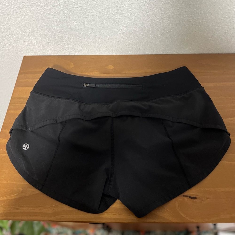 Speed Up Low-Rise Lined Short 2.5” Black